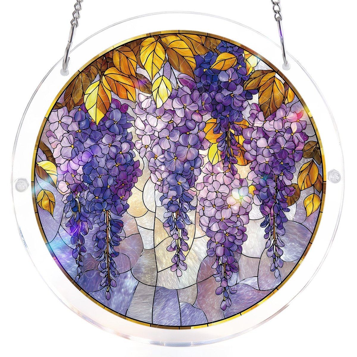 Wisteria in Glasslight - Acrylic Window Suncatcher