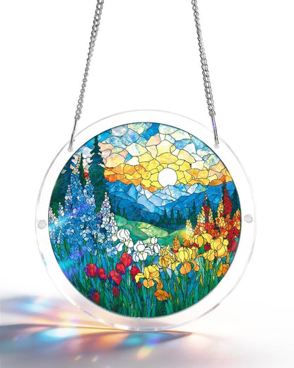 Dawn Blossom Sea - Acrylic Window Suncatcher