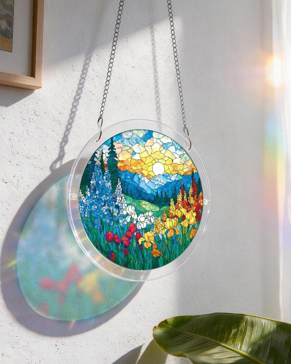 Dawn Blossom Sea - Acrylic Window Suncatcher