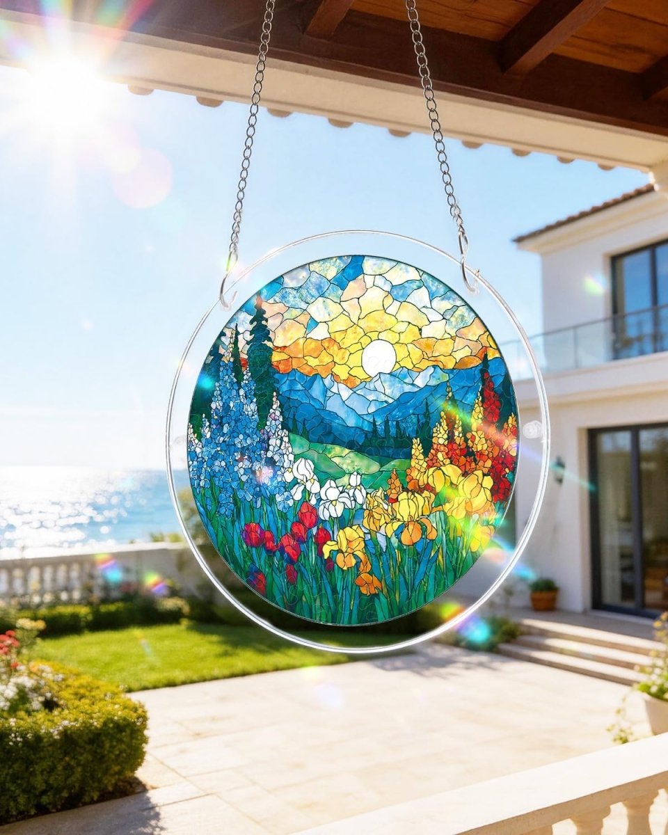 Dawn Blossom Sea - Acrylic Window Suncatcher