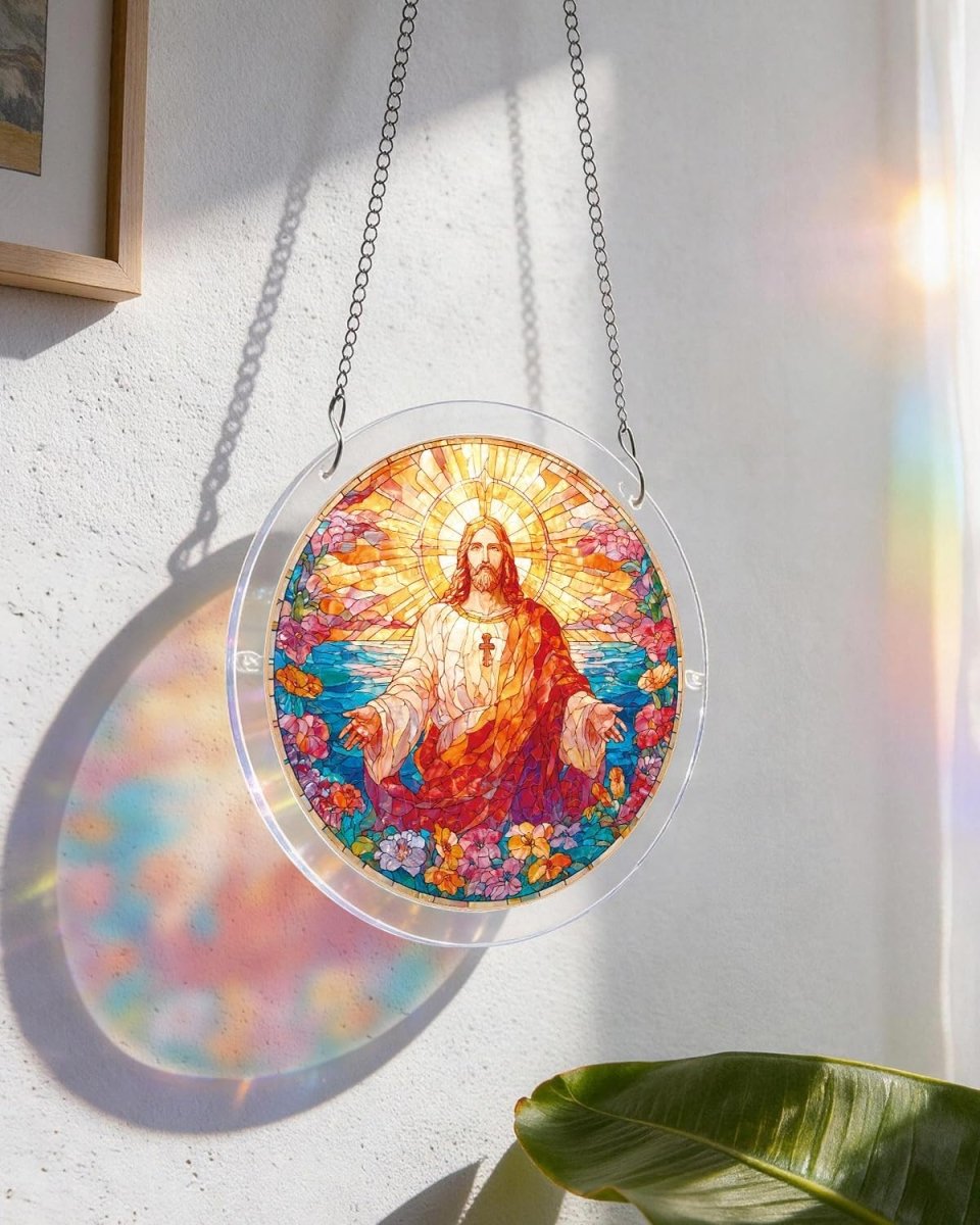 Holy Light of Jesus - Acrylic Window Suncatcher