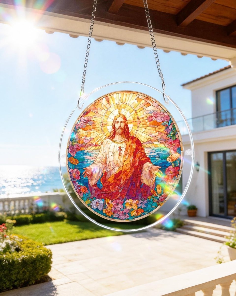 Holy Light of Jesus - Acrylic Window Suncatcher