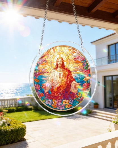 Holy Light of Jesus - Acrylic Window Suncatcher