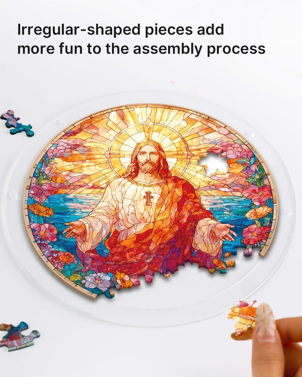 Holy Light of Jesus - Acrylic Window Suncatcher