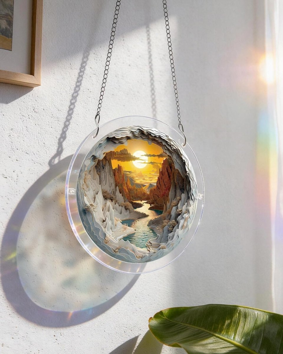 Sunset Canyon - Acrylic Window Suncatcher