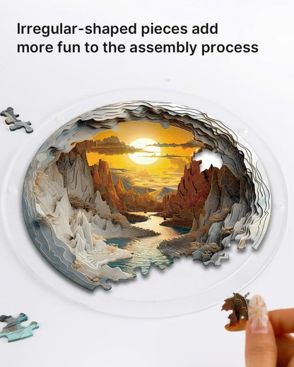 Sunset Canyon - Acrylic Window Suncatcher