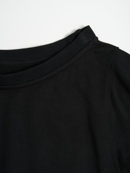 Crafty Duck Crochet Club Print Off Shoulder Sweatshirts