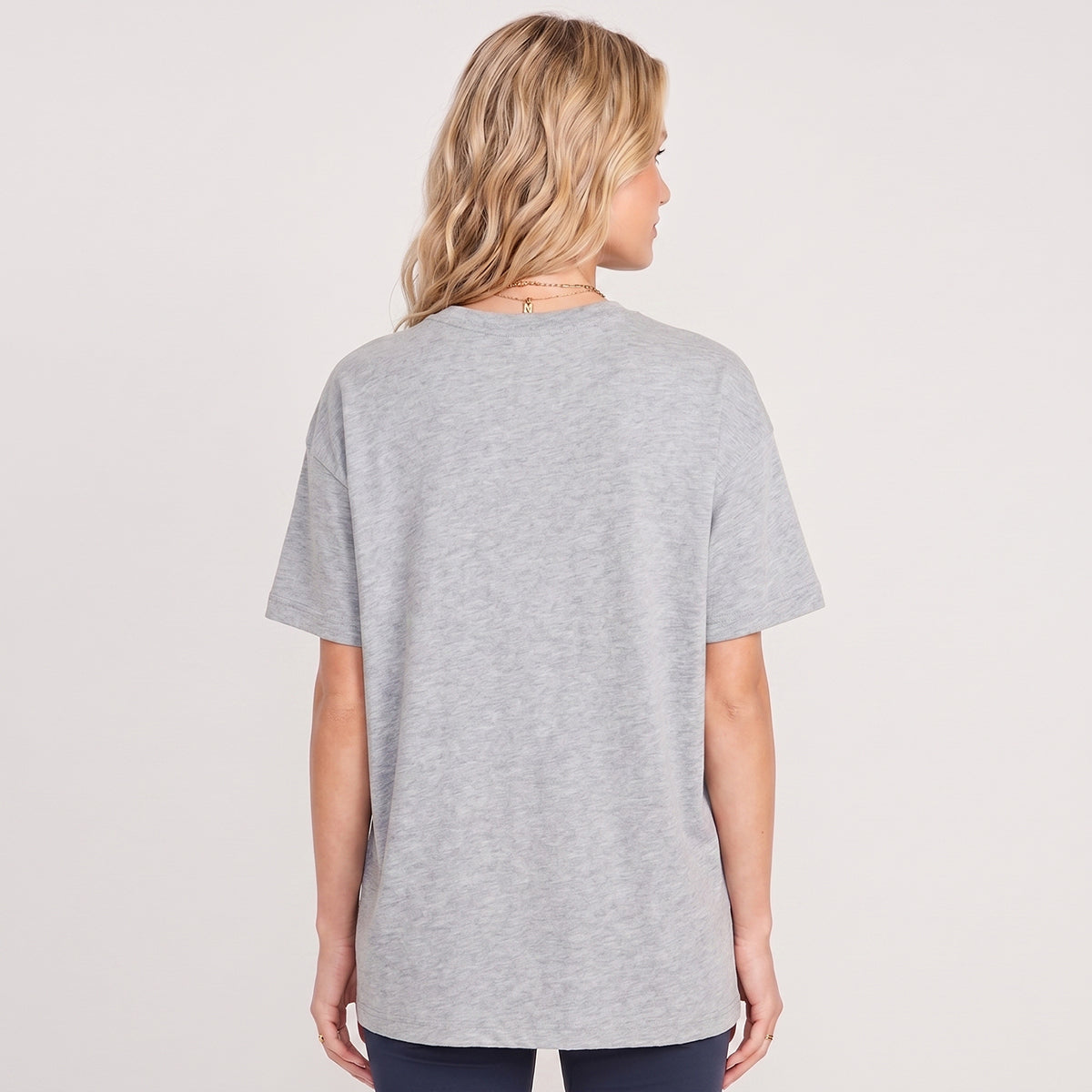 Bloom Where You Are Planted Print Crew Neck Cotton Tee
