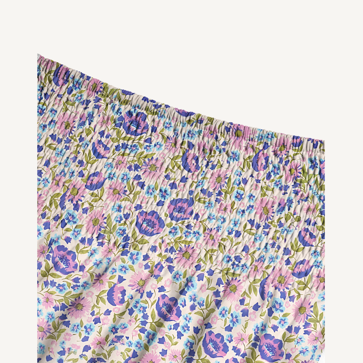 Lavender Bloom Print Convertible Maxi Skirt & Strapless Dress