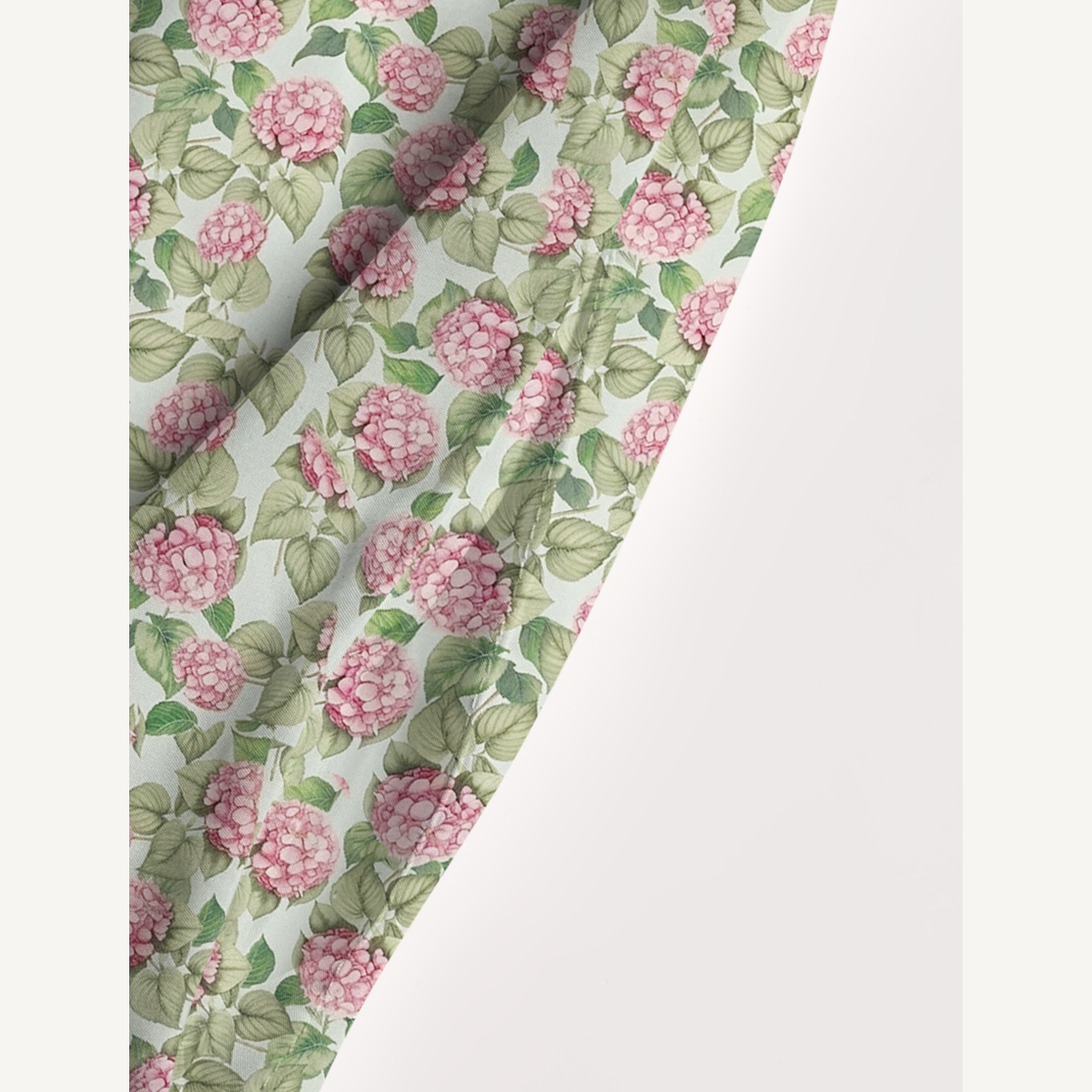 Square Neck Hydrangea Whisper Print Wide Straps Maxi Dress With Pockets