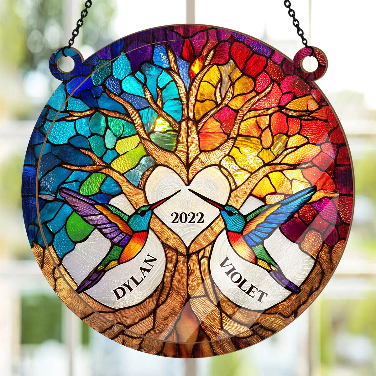 Halo Of Harmony - Personalized Window Hanging Suncatcher