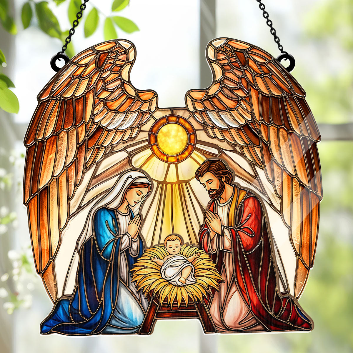 Holy Family - Window Hanging Suncatcher