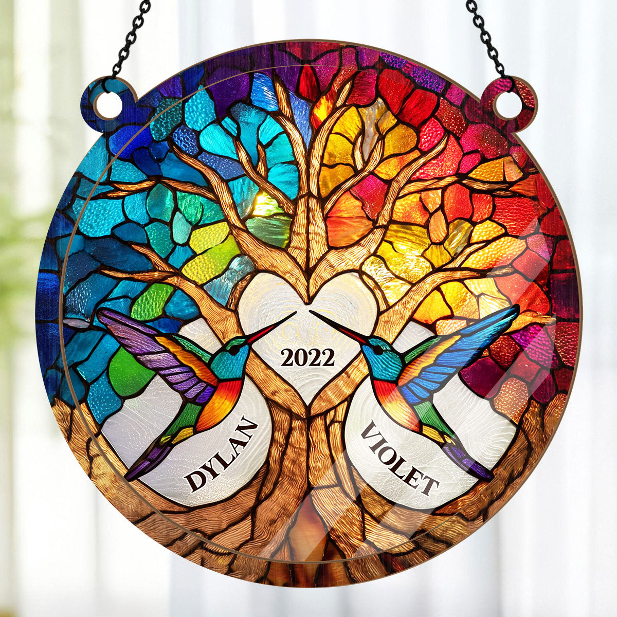 Halo Of Harmony - Personalized Window Hanging Suncatcher