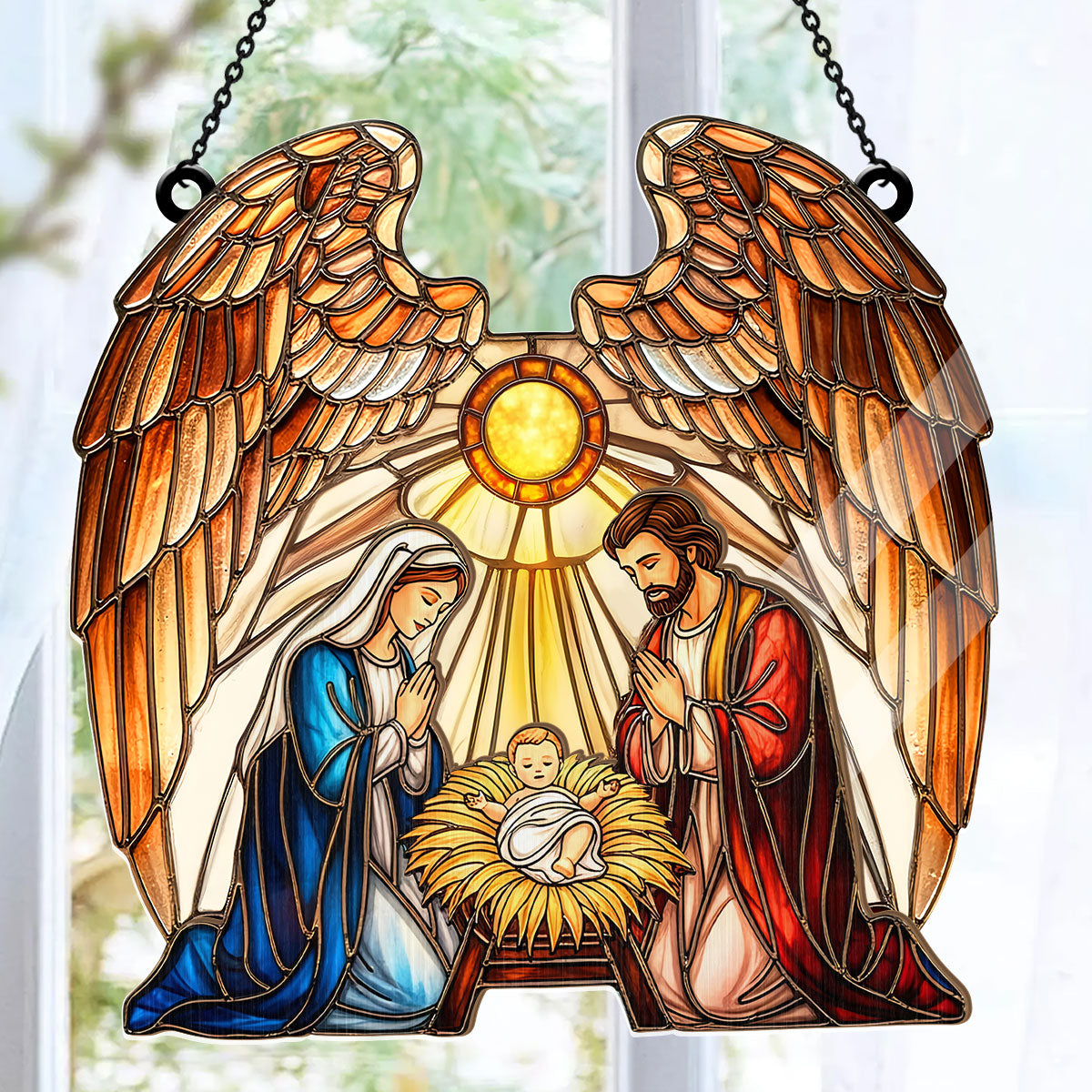 Holy Family - Window Hanging Suncatcher